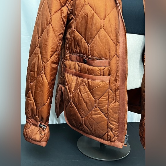 Women's Andrew Marc Sport Diamond Quilted Stand Collar Puffer Jacket Size Xs - Picture 11 of 11